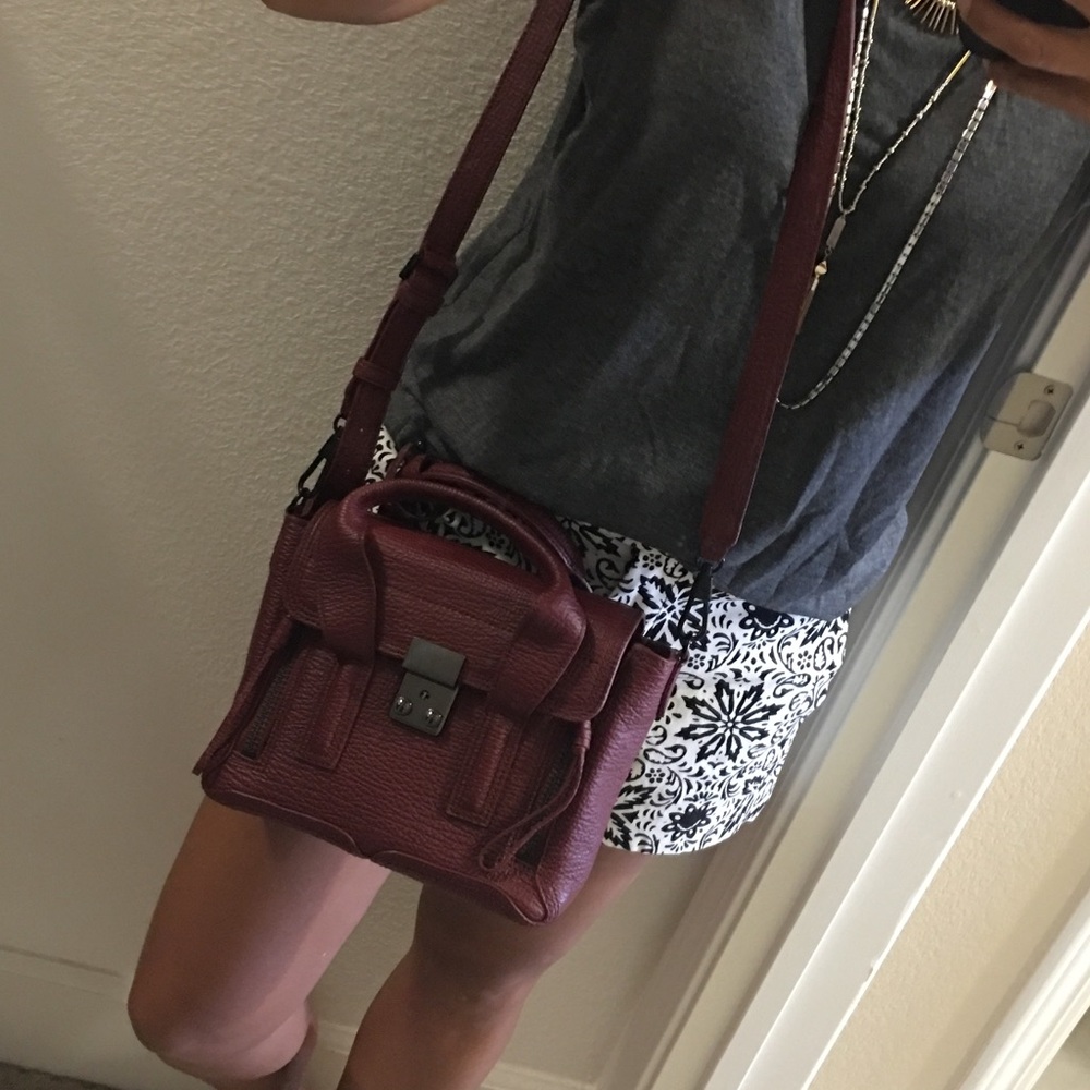 Philip Lim Mini Pashli Satchel in Oxblood - Picture 2 of 4